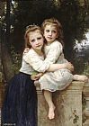 William Bouguereau Two Sisters painting